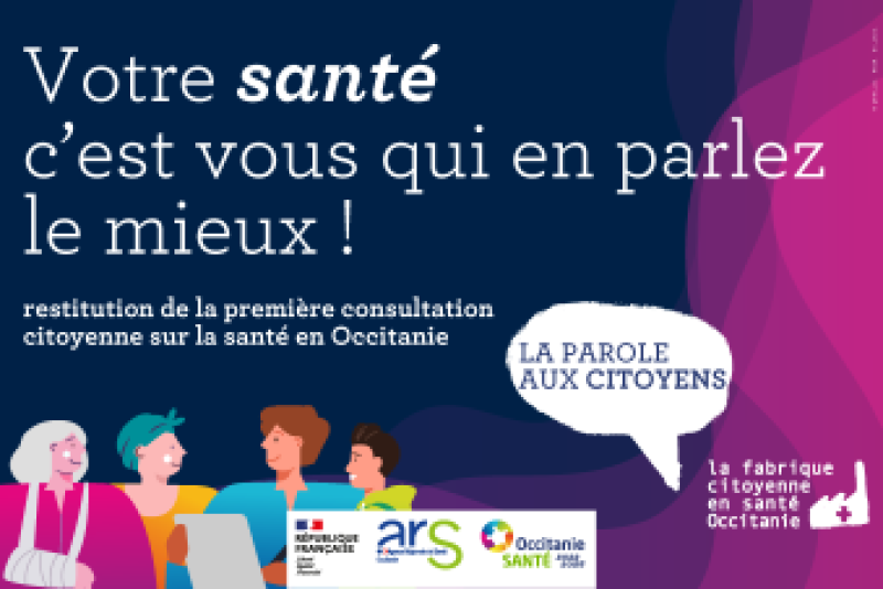 Les résultats de la première consultation citoyenne sur la santé en Occitanie